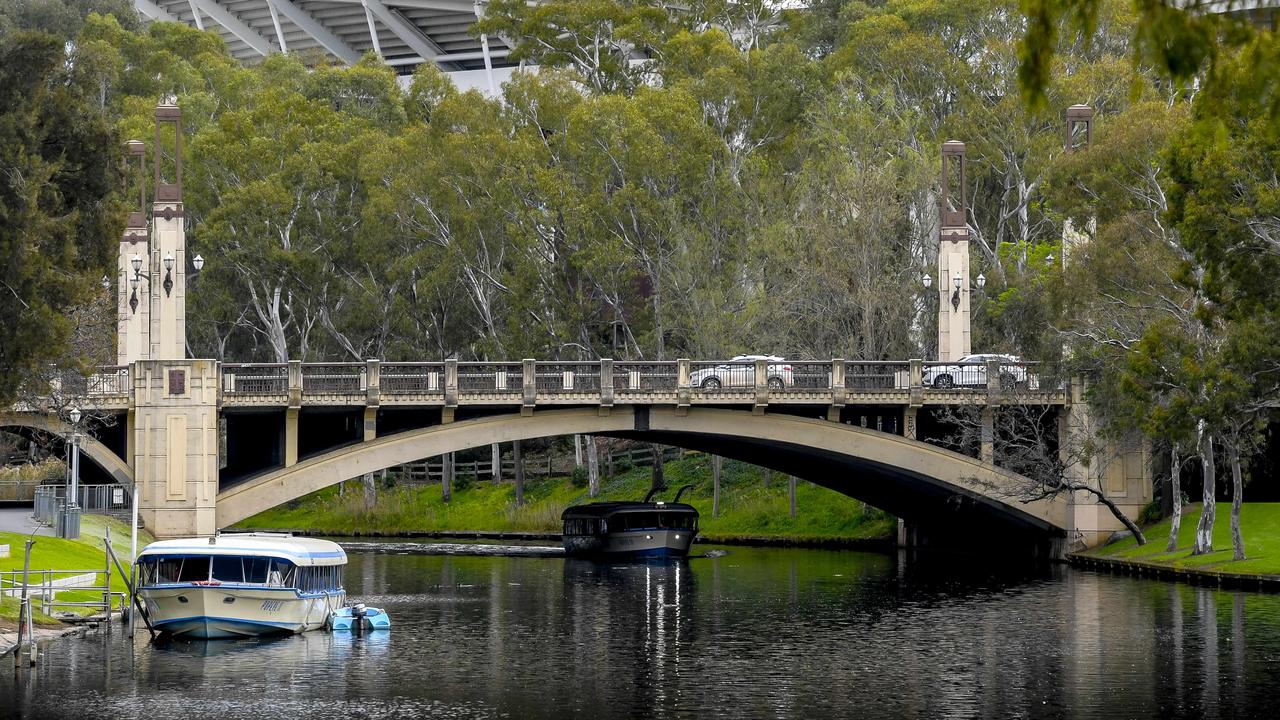 The Adelaide Bridge is in need of $60m of upgrades to allow for a tram extension. Picture: RoyVphotography