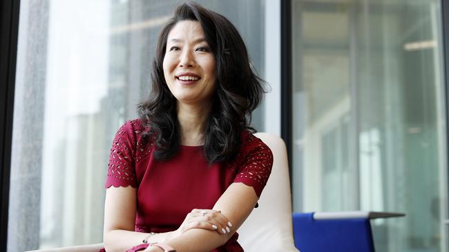 Helen Zhi Dent in her office at KPMG. Picture: Nikki Short