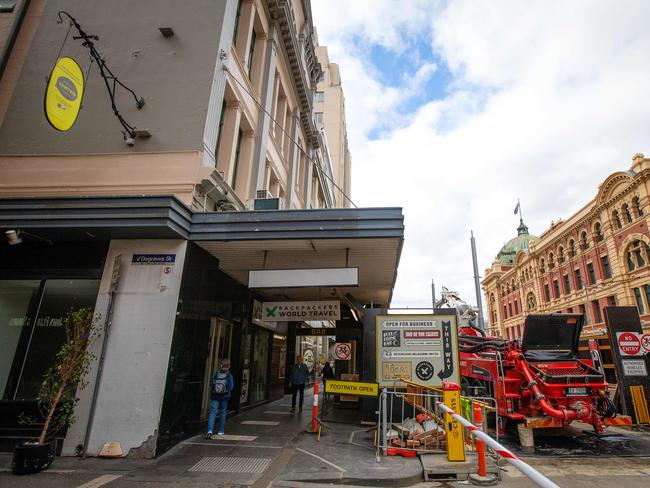 The former Yooralla building on Flinders St will house a community health hub. Picture: Mark Stewart