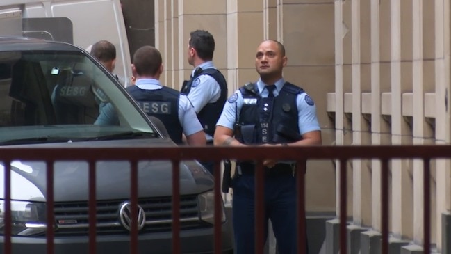 Cardinal Pell arrives at court for his appeal