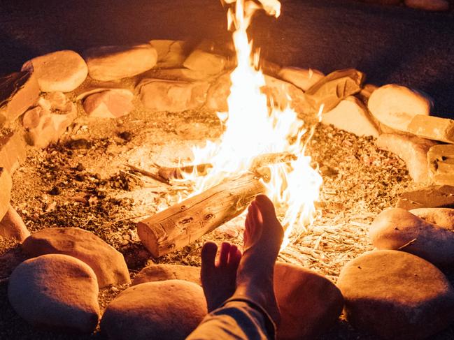 Unattended campfire destroys caravan and small boat