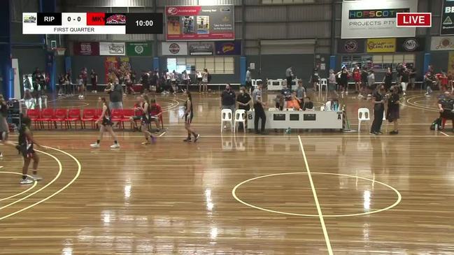 REPLAY: Queensland Basketball U16 State Championships – Girls – Div 1 – Sunshine Coast Rip v Mackay Meteorettes