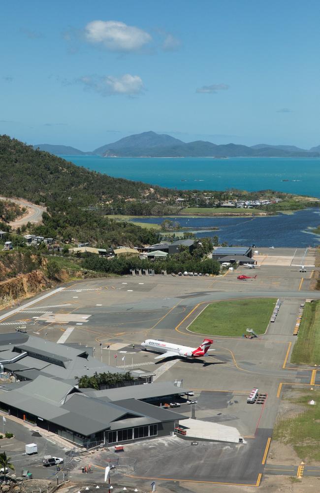Qantas will provide a more premium experience for those travelling to and from Hamilton Island Airport. Photo: Supplied