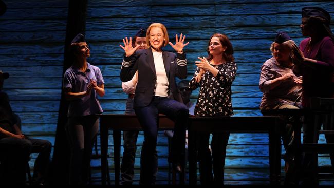 Actor Zoe Gertz plays the starring role in Come From Away as real-life American Airlines pilot Beverley Bass. Picture: Tim Hunter.