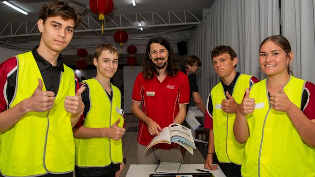 Newmont 'Mapping our Future' Student Forum for Darwin students considering career in mining. Picture: Pema Tamang Pakhrin