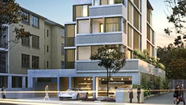 A concept plan of the development at 188 Spit Road Mosman