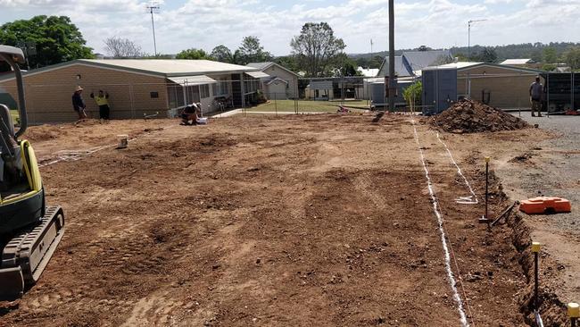 Two new aged living units are being built at Laurels in Wondai. Photo/Contributed