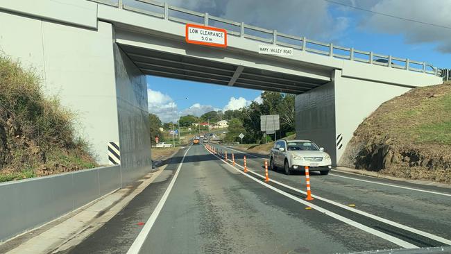 The $2.9m rebuild of the Normanby Overpass at Gympie completed a head of schedule.