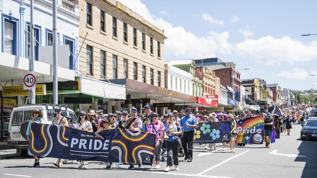 TAS Pride Parade. Picture: Caroline Tan