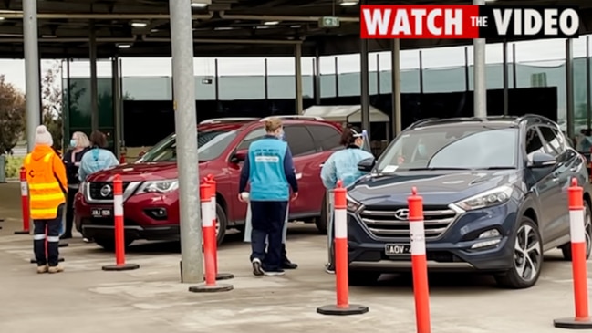 Drive-through vaccination in Melton up and running