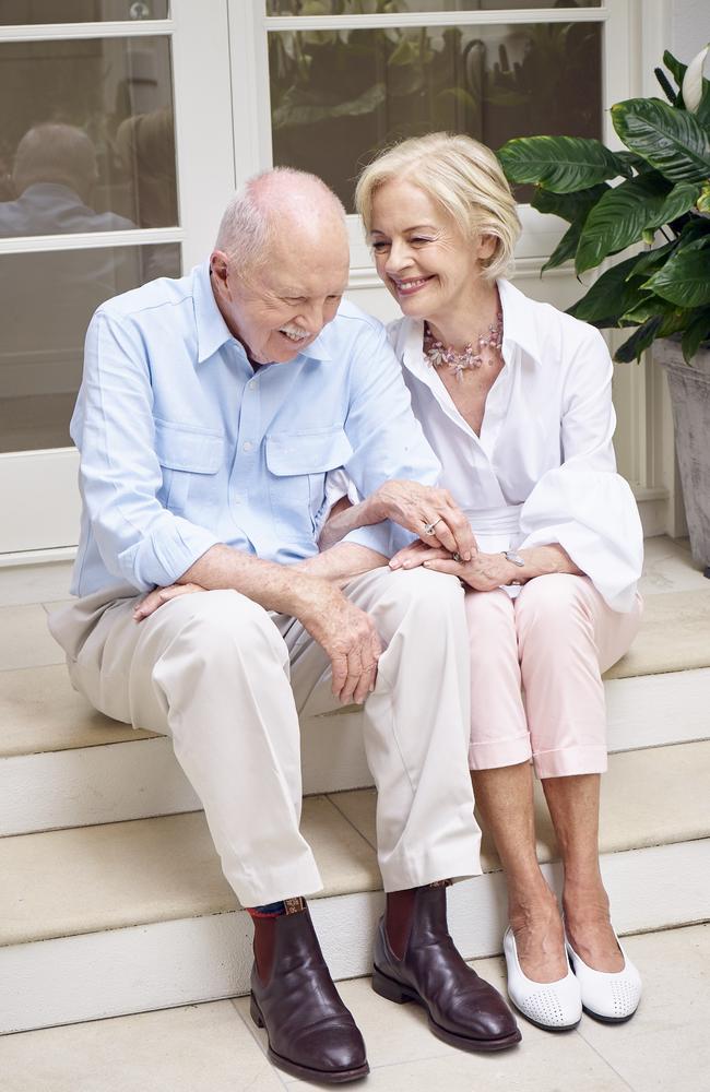 Dame Quentin and Michael Bryce. Photograph: Corrie Bond/The Australian Women’s Weekly