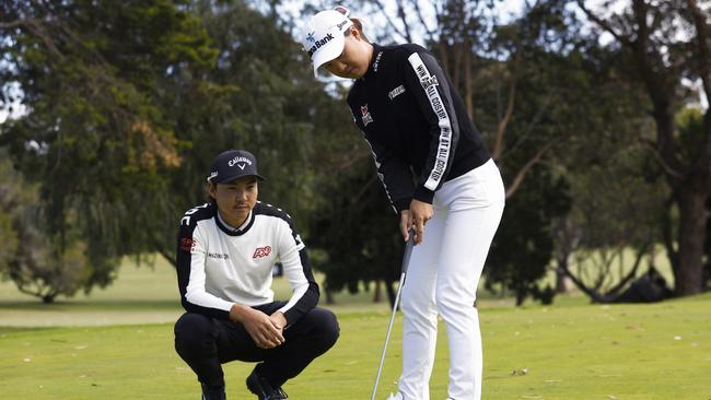 Minjee Lee played with her brother Min Woo Lee at the Australian Open (Photo by Daniel Pockett/Getty Images)