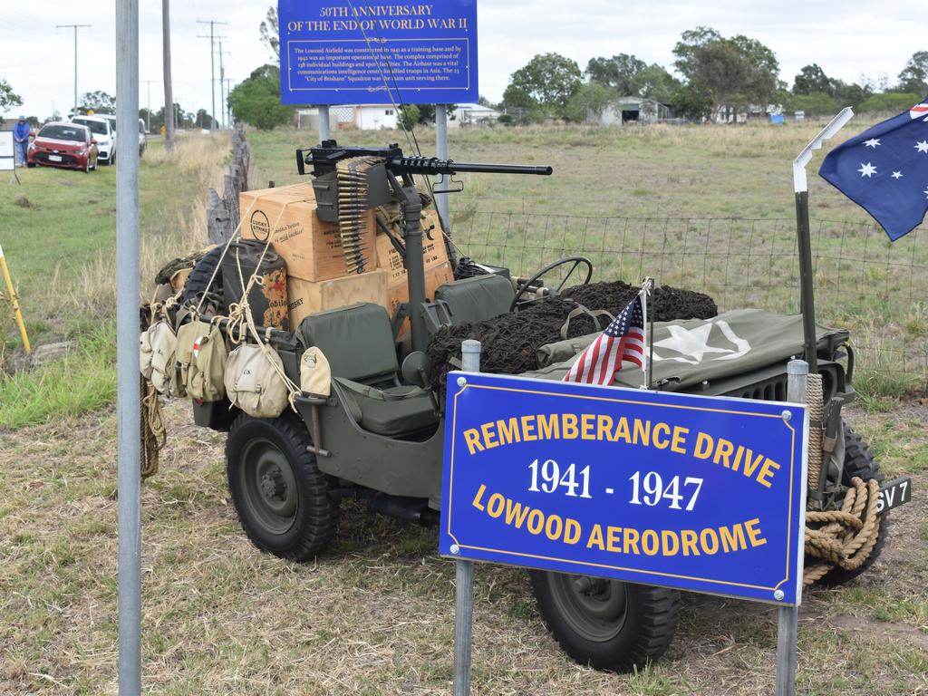 Lovingly restored and recreated jeeps were present as part of the event