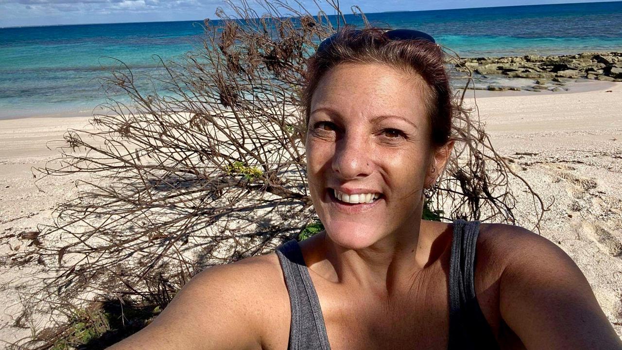 Angela Glover, 50, was the first known death in Tonga following the eruption of the Hunga Tonga-Hunga Ha'apai volcano on Saturday. Picture: Facebook