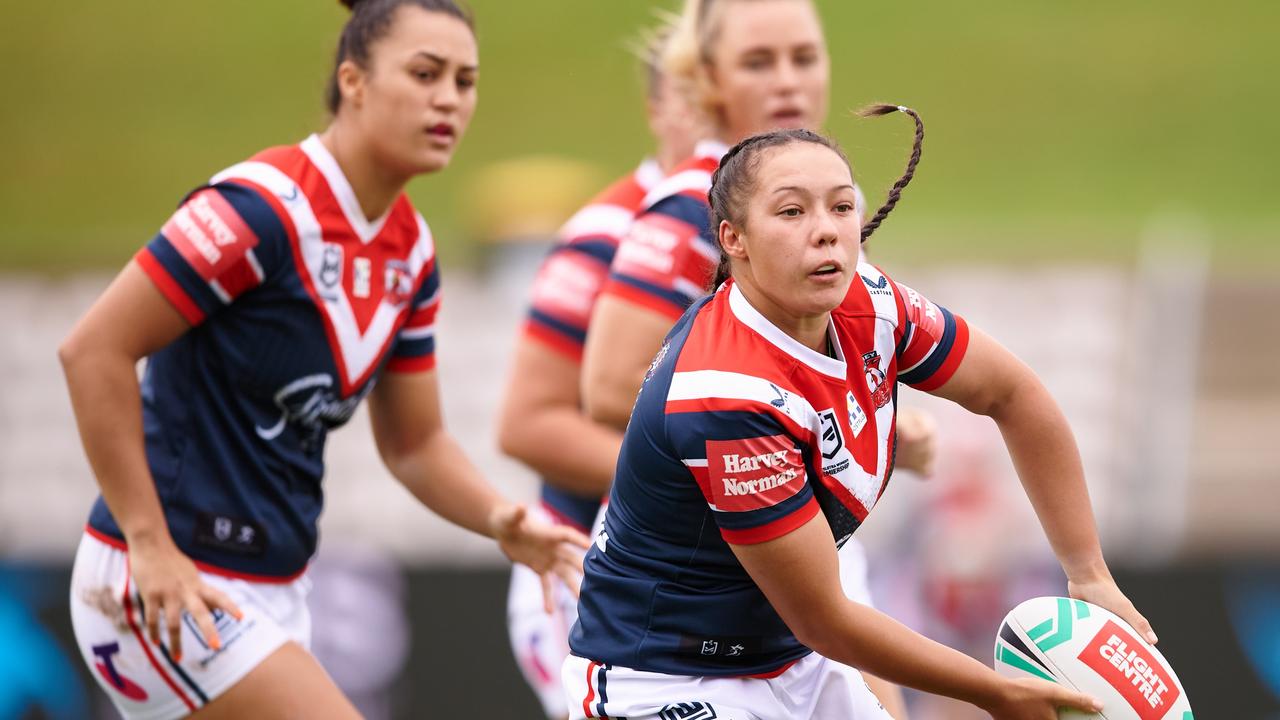 Raecene McGregor and her Roosters teammates will take on the Brisbane Broncos. Picture: Getty Images
