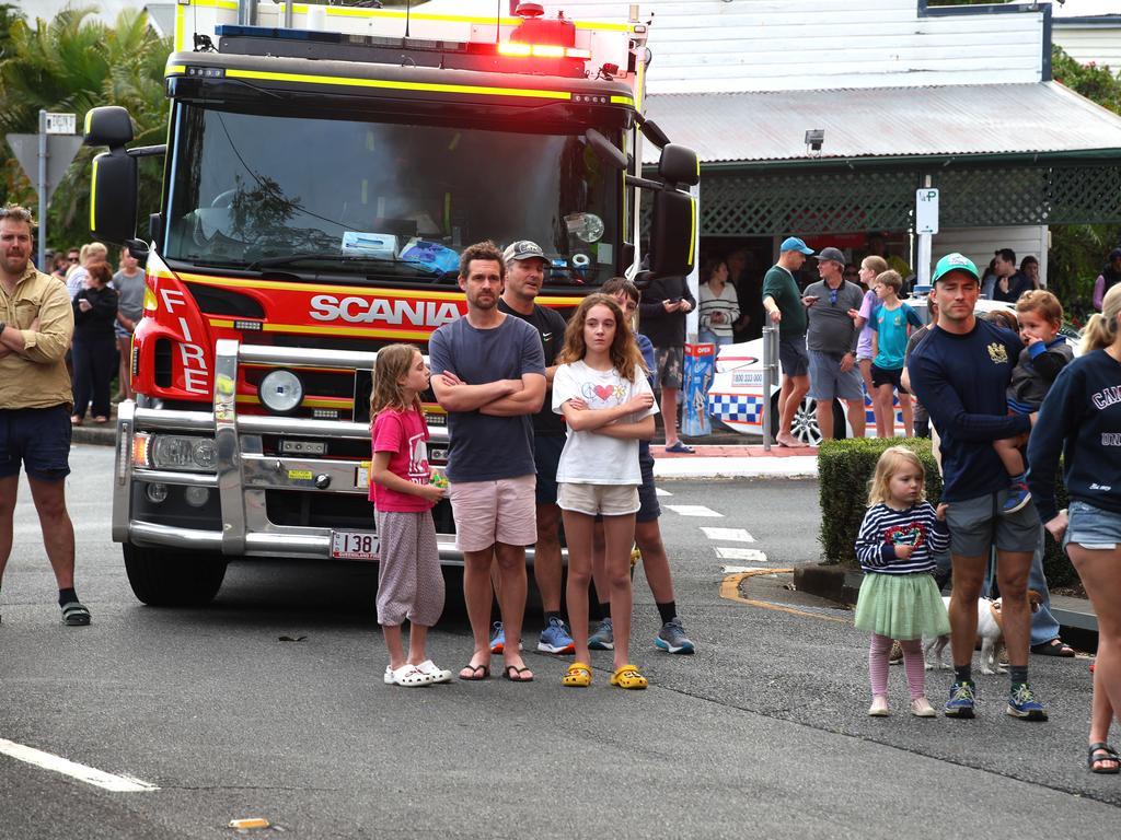 An intense fire in Evelyn street, Grange has seen at least three house lost this afternoon. Picture: David Clark