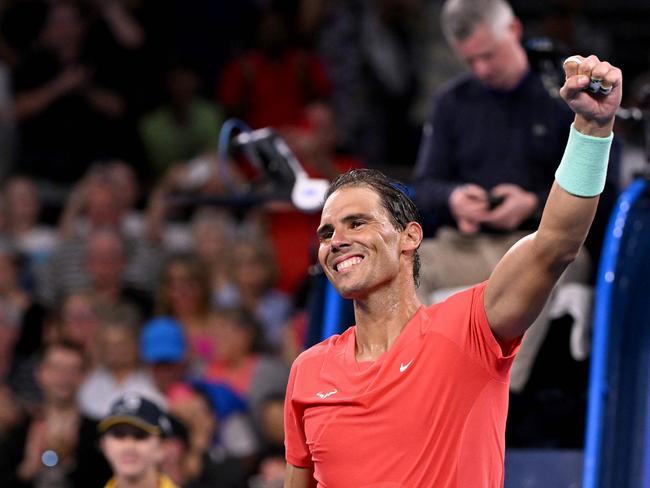 Rafael Nadal could have the crowd in his corner despite playing an Aussie. Picture: William West