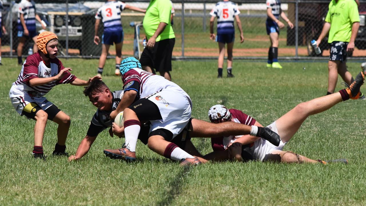 Mitchell Magpies v Wallumbilla-Surat Redbulls U16. Adrian Vowles Cup 2020.