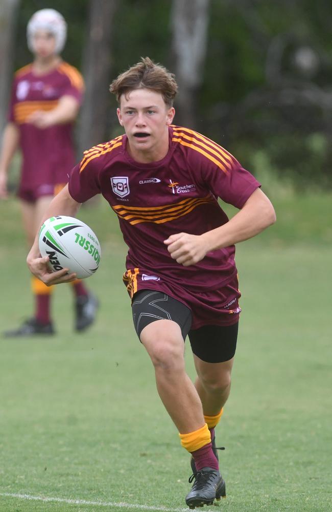 Round 4 of the Townsville Blackhawks Schoolboy Trophy. Ryan Catholic College against Southern Cross Catholic College at Ryan Catholic College. Picture: Evan Morgan
