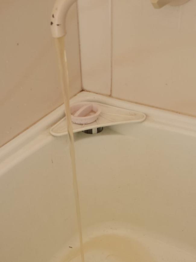 Examples of dirty water collected across the Clarence Valley from tap lines.