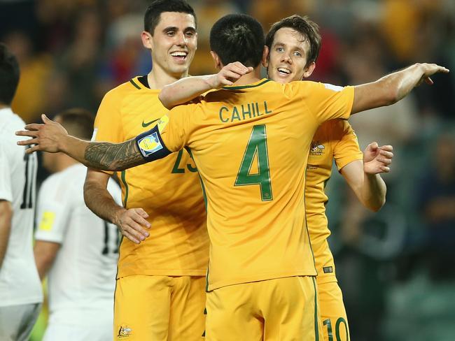 Robbie Kruse had a big night against Jordan.