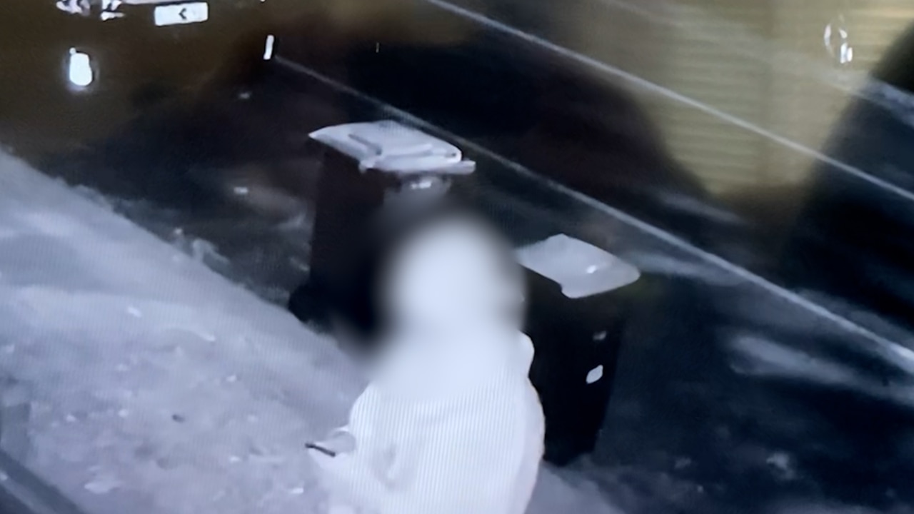 WATCH: CCTV shows a masked man trying to break into a Brighton property