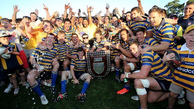 Sydney University players celebrate