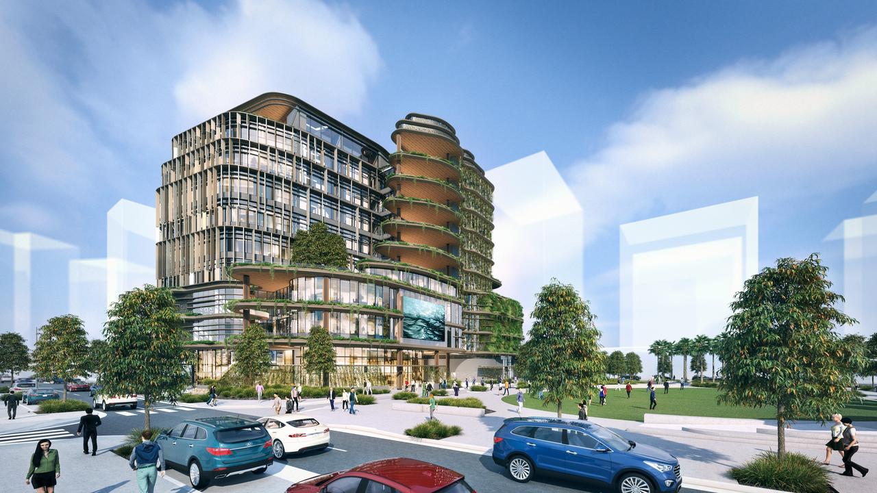 VISION: An artist's impression of Council's new City Hall building in the Maroochydore CBD.