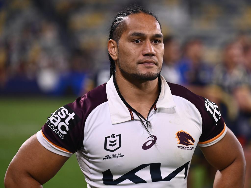 Brisbane's Martin Taupau has revealed he was the victim of a racist attack. Picture: NRL Imagery