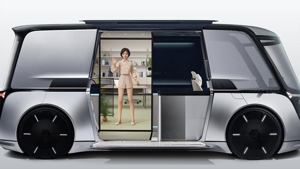 The LG Vision Omnipod is a "mobile concept" for autonomous vehicles shown off at the Consumer Electronics Show in 2022.