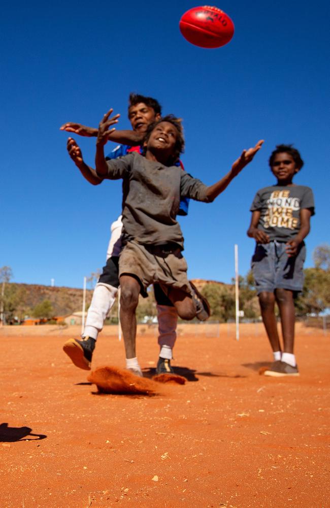 The Ltyentye Apurte Community, also known as Santa Teresa, has been identified by Alice Springs councillors as an option for the 2023 season to be based. Picture: Mark Stewart