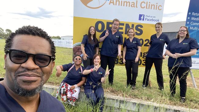 The Eli Waters Animal Clinic has a team of eight professionals, made up of three senior vet nurses, one junior vet nurse and two vet trainee nurses, as well as Dr Rampa as the lead vet and his wife Ms Rampa as the practice manager.