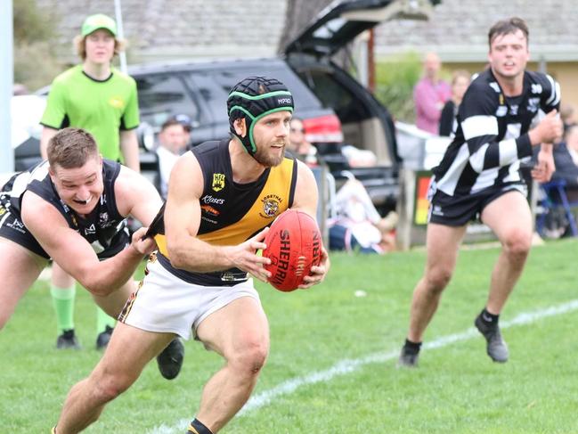 Action from the Lobethal v Hahndorf semi-final. Picture: Supplied by  Aliza Fuller