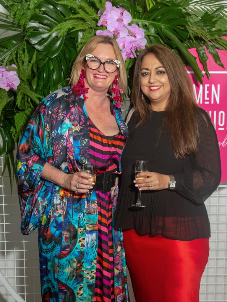 Liz Golding and Shweta Khan. Socials: Damien Anthony Rossi Picture: David Alexander.