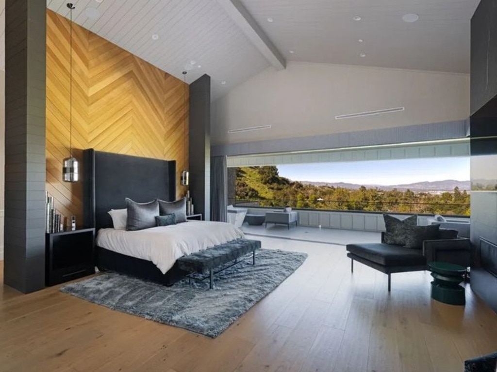 The main bedroom opens up to the balcony.. Picture: Realtor.com