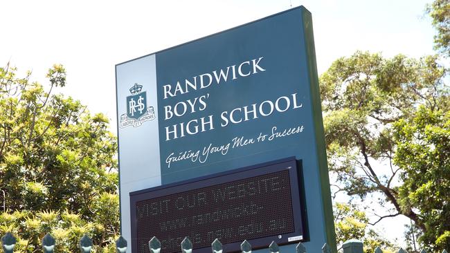 Randwick Boys High School at Randwick in Sydney.