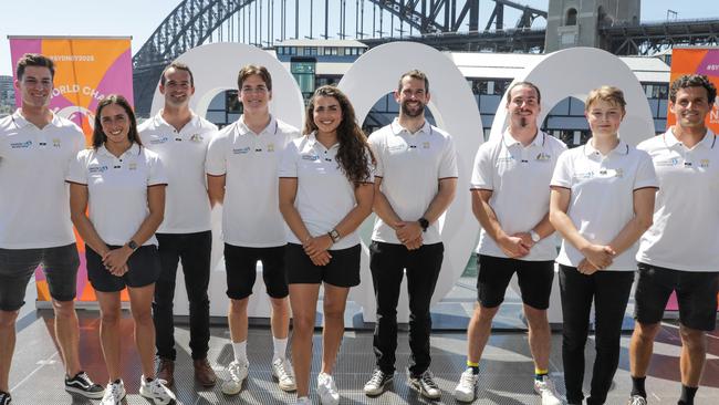 The Australian team named to compete at the world championships in Sydney. Picture: Supplied