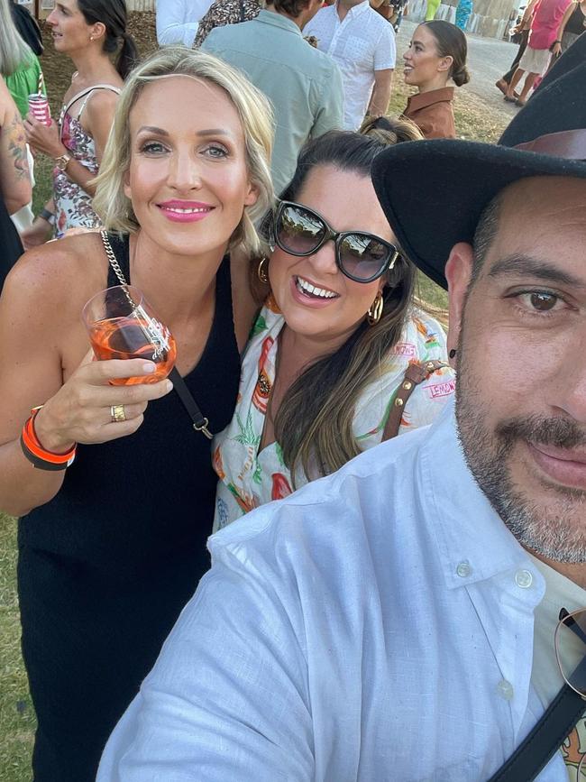 Mr Braile also shared photos with SAFM's Rebecca Morse and Adelady co-founder Lauren De Cesare. Picture: Instagram/@mr__frankie__