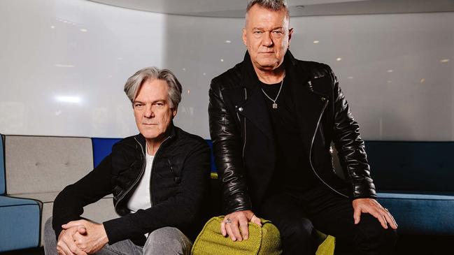 Don Walker and Jimmy Barnes. Picture: Jonathan Ng