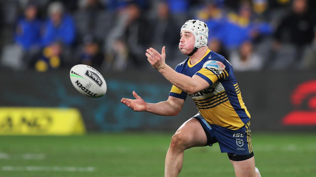 Reed Mahoney will go up against Harry Grant in an audition for the Maroons’ No.9 jersey. (Photo by Matt King/Getty Images)