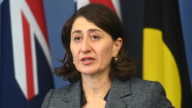 Former Premier Gladys Berejiklian had a message fir her party on Tuesday as they voted on her successor. Picture: NCA NewsWire / Jeremy Piper