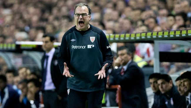 Head coach Marcelo Bielsa during his time with Athletic Bilbao.