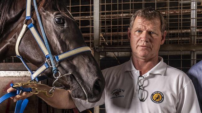Trainer Les Ross has put his Hendra stable complex up for sale. Picture: Glenn Hunt