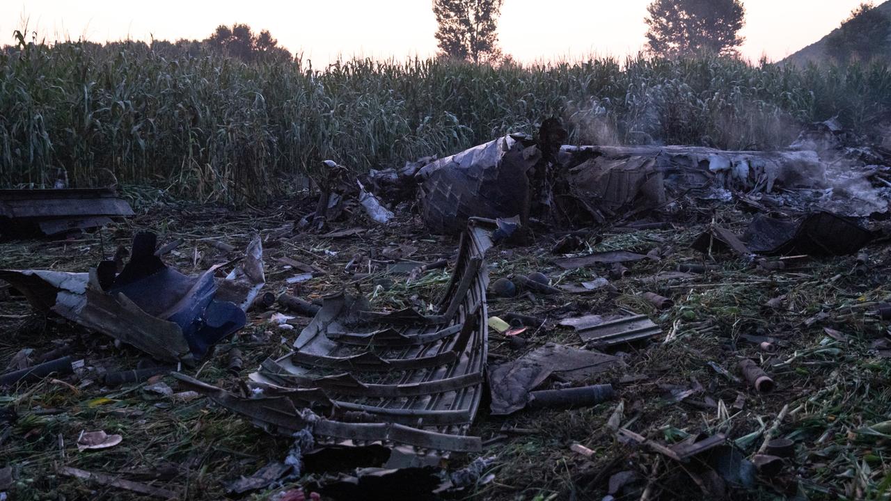 Horror photos after cargo plane crashes in Greece, killing 8 crew