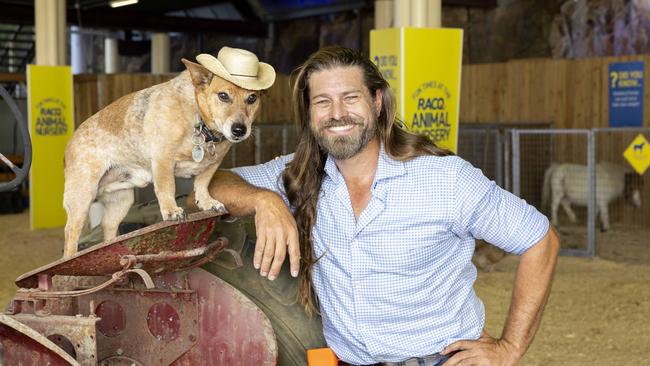 Farmer Dave Graham at the Ekka. Picture: Richard Walker