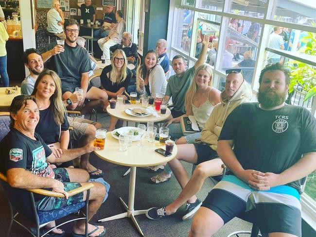 Members and supporters at the "last drinks" at the Narrabeen RSL Club. Picture: Narrabeen RSL Club