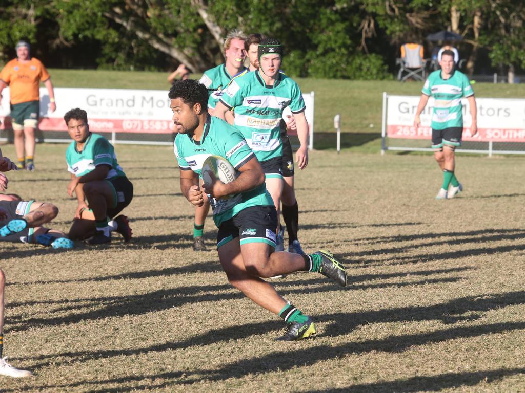 GCDRU round 11 first grade - Surfers Paradise Dolphins vs. PBC Alleygators. Kyle Waddell. 22 June 2024 Surfers Paradise Picture by Richard Gosling
