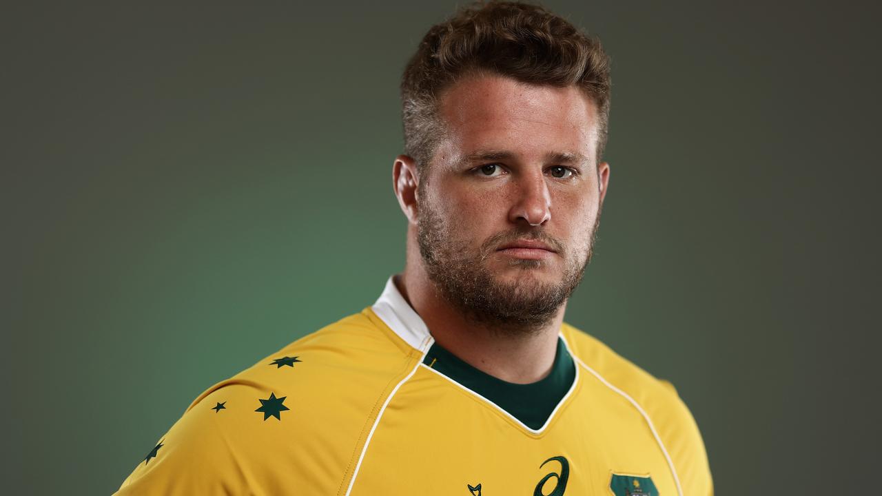 James Slipper of the Wallabies during a 2016 portrait session.