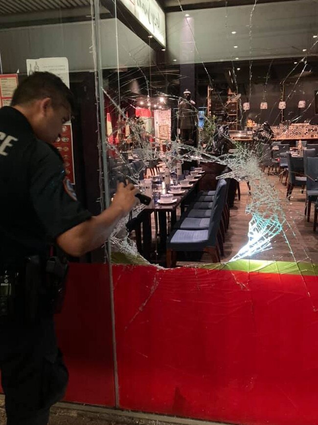 Lazy Susan's Eating House at Cavenagh St, Darwin, was broken into overnight. Picture: Supplied