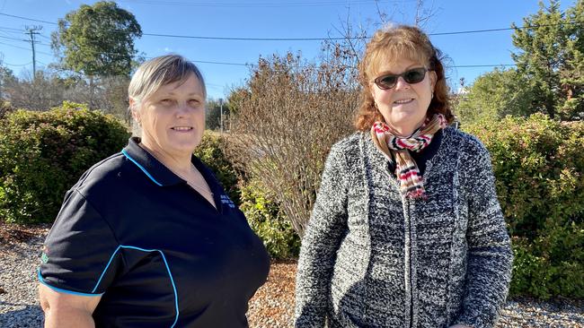 Granite Belt Drought Assist co-owners Glenda Riley and Barbara Marsden.